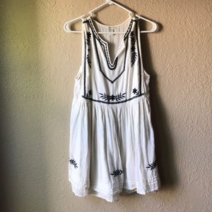 Medium Linen Embroidered Sundress
